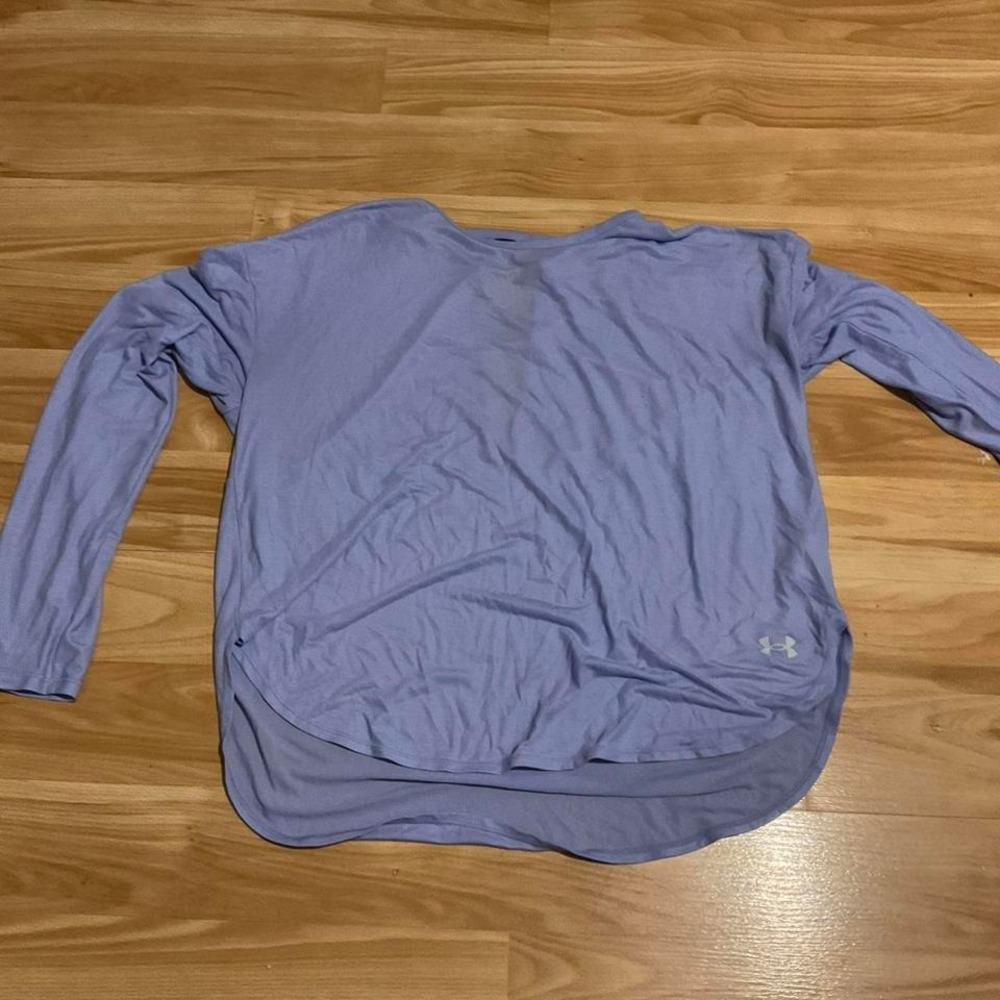Under Armour Lavender Long-Sleeve Performance Top